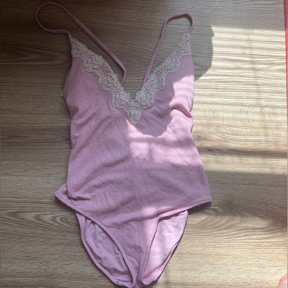 Aerie Pink One Piece Swimsuit